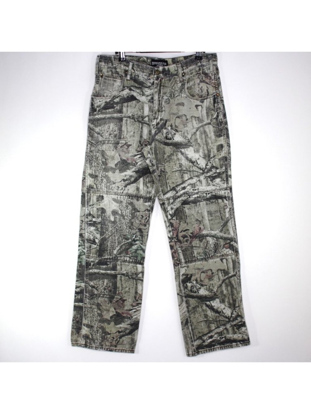 Mossy Oak Mens 34 x 32 Break Up Infinity Camo Double Knee Pants F1419